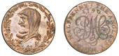Amlwch, Parys Mine Co, Pattern Halfpenny, 1790, by R. Dumarest for M. Boulton, in copper, druid’s head left...
