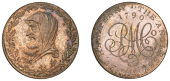 Amlwch, Parys Mine Co, Pattern Halfpenny, 1790, by R. Dumarest for M. Boulton, in copper, druid’s head left...