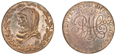 Amlwch, Parys Mine Co, Pattern Halfpenny, 1790, by R. Dumarest for M. Boulton, in copper, druid’s head left...