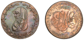 Amlwch, Parys Mine Co, Halfpenny, 1791, uncertain manufacturer (early Boulton?), druid’s head left encircled by...
