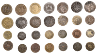 17th Century Tokens, Abingdon, Robert Blackaller, Halfpence (3), 2.06g/12h (N 54; BW. 1), 1.66g (N 54b, this piece;...