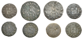 17th Century Tokens, Blewbury, John Lewendon, Farthing, 0.45g/12h (N 71; BW. 12); George Stanton, Farthings (5),...