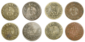17th Century Tokens, Hagbourne, Tho./Thomas Humfery/Humfrey, Farthings (4), 1.27g/6h (N 78; BW. 32), 1.07g/3h (N 79;...