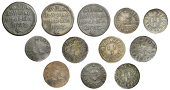 17th Century Tokens, Hungerford, William Bell, Halfpence, 1668 (3), 2.63g/9h, 2.59g/3h, 2.47g/9h (all N 87, last...