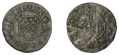 17th Century Tokens, Kintbury, John Burdon, Farthing, 0.93g/12h (N –; D 39A). Extensive die flaw on reverse, fine,...