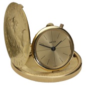 Cartier / Bueche-Girod. A rare Charles II five Guinea gold coin watch, Ref. 9964-1, circa 1962.
Movement: manual...