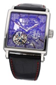 Roger Dubuis. An oversized square titanium skeletonised tourbillon wristwatch, Ref. G40.02SQ.7.V.10A7, Golden...