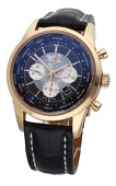 Breitling. A pink gold world time chronograph wristwatch, Ref. RB0510U4, Transocean Unitime, No. 267, circa...
