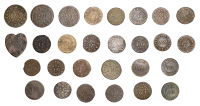 17th Century Tokens, Wantage, William Albworth, Farthing, 1652, 1.04g/6h (N 222; BW. 144); John Bealle, Farthings...