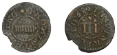 17th Century Tokens, Winkfield, Thomas Teellng, Farthing, [16]69, 0.52g/9h (N 260; BW. 175). About fine but chipped,...
