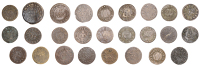 17th Century Tokens, Wokingham, Will Andarson, Farthings (5), 1.38g (N 261, this piece; BW. 177); 0.71g/6h,...