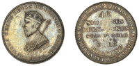 19th Century Tokens, Reading, John Berkeley Monck, 40 Shillings, 1812, in silver, bust of King Alfred left, rev....