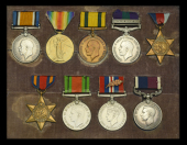 Nine: Flight Lieutenant W. F. Diggins, Royal Air Force, late Middlesex Regiment and East Surrey Regiment, a...