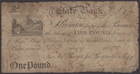 Clare Bank, for Jas Ray & Jas Reynolds Ray, £1, date and serial number illegible, very good and scarce
Outing...