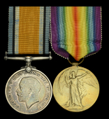 Pair: Private R. L. Watkins, Guards Machine Gun Regiment

British War and Victory Medals (1279 Pte. R. L. Watkins....
