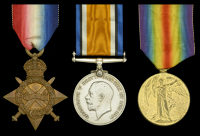 Three: Lance-Corporal R. H. Siddorn, Grenadier Guards and 4th Company, Machine Gun Guards, who was killed in action...