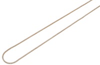 A long diamond line necklace, set throughout with brilliant-cut diamonds, Italian assay mark, stamped ‘750’,...