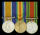Three: Trooper B. M. Etchells, Royal Horse Guards and Guards Machine Gun Regiment

British War and Victory Medals...