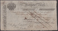 Margate Bank, Isle of Thanet Bank, sight note for £50, 28 July 1797, serial number 323, cancellation hole, Margate...