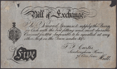 Bill of Exchange, F.F. Curtis, Sandringham House, 71 Carr Lane, Hull, an advertising note for £5, ND (c.1892), with...