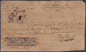 Feversham Bank, for Sir Wm Moore, Sooty, Smokejack, & Self, an embroidered copy of a skit note for 2 Pence, 20 June...
