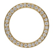 A diamond pendant, the circular hoop set with brilliant-cut diamonds, mounted in 18ct gold, UK hallmark, total...