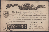 New State Lottery, Swift and Co, a skit note advertising the sale of tickets for a lottery with a total prize pool...
