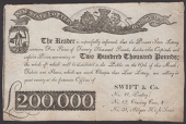New State Lottery, Swift and Co, a skit note advertising the sale of tickets for a lottery with a total prize pool...
