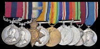 A Great War 1915 ‘Neuve Chapelle’ D.C.M., ‘Western Front’ M.M. group of nine awarded to Company...