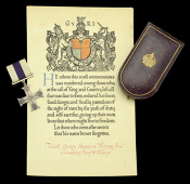 A Great War 1918 ‘Canal du Nord’ M.C. attributed to Lieutenant H. H. Phinney, Canadian Field Artillery, who died...