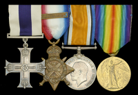 A fine Great War ‘Western Front Royal Naval Division’ M.C. group of four awarded to Lieutenant A. P....