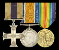 A Great War ‘Western Front’ M.C. group of three awarded to Captain F. A. Keall, 52nd Battalion, Canadian...