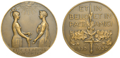 FRANCE/BELGIUM, Centenaire de L’amitié franco-belge [Centenary of Franco-Belgian Friendship], 1930, an Art Déco...