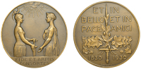 FRANCE/BELGIUM, Centenaire de L’amitié franco-belge [Centenary of Franco-Belgian Friendship], 1930, an Art Déco...