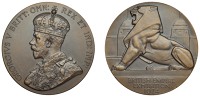 ENGLAND, British Empire Exhibition, 1924, a bronze award medal by B. Mackennal and P. Metcalfe for the Royal Mint,...