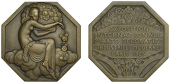FRANCE, Exposition Internationale des Arts Décoratifs et Industriels Modernes, Paris, 1925, an octagonal Art Déco...