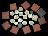 England, Sunday School, ‘Never Absent Never Late’ White Metal Medals (25) to include Handsworth, St. James’s...