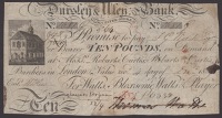 Dursley & Uley Bank, for Watts, Bloxsome, Watts & Player, £10, 4 December 1809, serial number 1681, Watts...