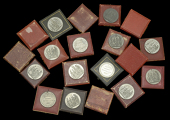 England, Sunday School, ‘Never Absent Never Late’ White Metal Medals (7) to include four Handsworth, St....