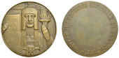 BELGIUM, Pallas, 1927, an Art Déco bronze award medal by G. Verbanck for Fonson, adapted for the Ministère de...