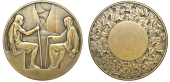 FRANCE, Noces d’Or, or Le vieux couple [Golden Wedding, or The Old Couple], 1932 [struck 1933], an Art Déco...