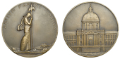 FRANCE, Chantilly, 1933, an Art Déco bronze medal by P.-M. Dammann for Arthus-Bertrand, Minerva standing right,...