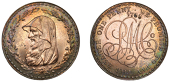 Amlwch, Parys Mine Co, Specimen Penny, 1788, druid’s head left encircled by thin wreath of 24 acorns, rev. pm co...