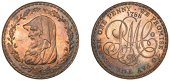 Amlwch, Parys Mine Co, Specimen Penny, 1788, druid’s head left encircled by thin wreath of 24 acorns, rev. pm co...