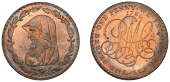 Amlwch, Parys Mine Co, Penny, 1788, druid’s head left encircled by thin wreath of 17 single acorns, rev. pm co...