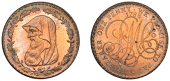 Amlwch, Parys Mine Co, Penny, 1788, druid’s head left encircled by thin wreath of 17 single acorns, rev. pm co...