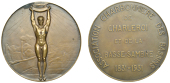 BELGIUM, Centenaire de l’Association Charbonnière des Bassins de Charleroi et de la Basse-Sambre, 1931, an Art...