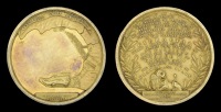The Browne Family’s Picton Medal for the Defence of Gibraltar, contemporarily gilded and named to the...