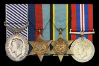 A Second War ‘Evader’s’ D.F.M. group of four awarded to Flight Sergeant D. D. Finlay, Royal Canadian Air...