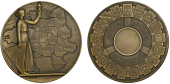 FRANCE, Automobile-Club de l’Ouest, c. 1932, an Art Déco bronze award medal by M. Delannoy for Arthus-Bertrand,...